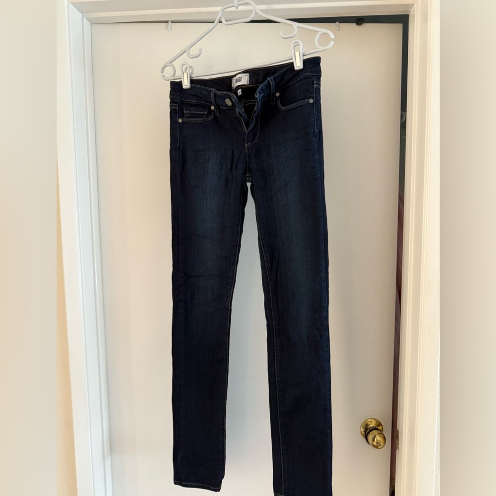 PAIGE dark wash jeans